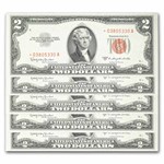 1953-C* $2.00 U.S. Notes Red Seal CU (Fr#1512*) 43 Consecutive