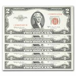 1953-C* $2.00 U.S. Notes Red Seal CU (Fr#1512*) 43 Consecutive