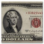 1953-C* $2.00 U.S. Notes Red Seal VF (Fr#1512*) Star Note