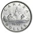 1953 Canada Silver Dollar Elizabeth II XF