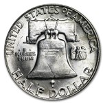 1953-D Franklin Half Dollar 20-Coin Roll BU