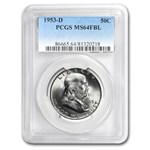 1953-D Franklin Half Dollar MS-64 PCGS (FBL)