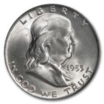 1953-D Franklin Half Dollar MS-64 PCGS
