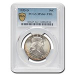 1953-D Franklin Half Dollar MS-66+ PCGS (FBL)
