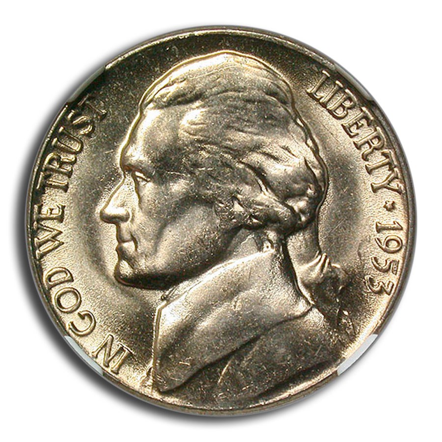 1953-D Jefferson Nickel MS-67 NGC