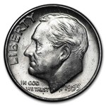 1953-D Roosevelt Dime 50-Coin Roll BU