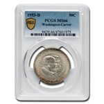 1953-D Washington Carver Commemorative Half Dollar MS-66 PCGS