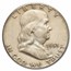 1953 Franklin Half Dollar 20-Coin Roll Avg Circ