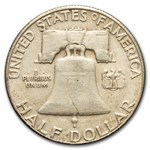 1953 Franklin Half Dollar 20-Coin Roll Avg Circ