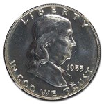1953 Franklin Half Dollar PF-64 NGC
