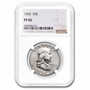 1953 Franklin Half Dollar PF-65 NGC