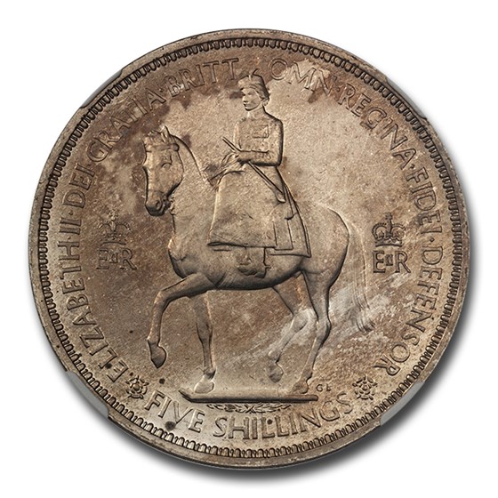 1953 Great Britain Crown Elizabeth II PF-64 NGC 1953 Great Britain Crown Elizabeth II PF-64 NGC