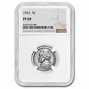 1953 Jefferson Nickel PF-69 NGC