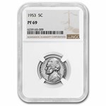 1953 Jefferson Nickel PF-69 NGC