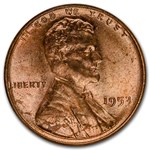 1953 Lincoln Cent 50-Coin Roll BU