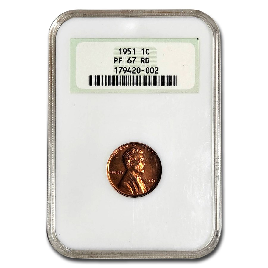 1953 Lincoln Cent PF-67 NGC (Red)