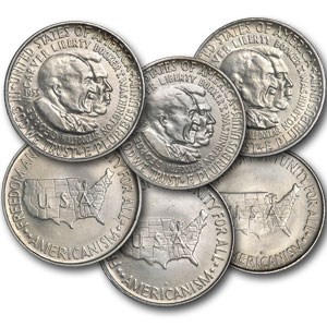 1953-PDS Washington-Carver Half Set AU-55 1953-PDS Washington-Carver Half Set AU-55