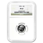 1953 Roosevelt Dime PF-67 NGC