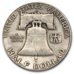 1953-S Franklin Half Dollar Fine/XF