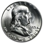 1953-S Franklin Half Dollar MS-64 PCGS