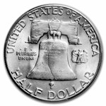 1953-S Franklin Half Dollar MS-66 PCGS