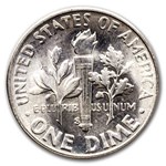 1953-S Roosevelt Dime 50-Coin Roll BU