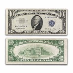 1953 thru 1953-B $10 Silver Certificates AU