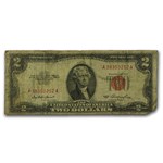 1953 thru 1953-C $2.00 U.S. Notes Red Seal Cull/Good