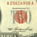 1953 thru 1953-C $2.00 U.S. Notes Red Seal VF-XF