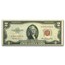 1953 thru 1953-C $2.00 U.S. Notes Red Seal VF-XF