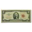 1953 thru 1953-C $2.00 U.S. Notes Red Seal VG/F