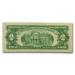1953 thru 1953-C $2.00 U.S. Notes Red Seal VG/F