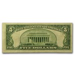 1953 thru 1953-C* $5.00 U.S. Note Red Seal VG/VF (Star Note)
