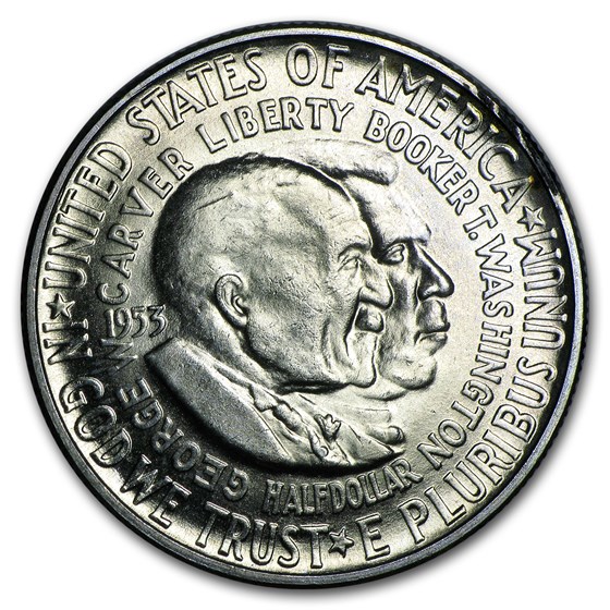 1953 Washington-Carver Half Dollar BU 1953 Washington-Carver Half Dollar BU