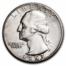 1953 Washington Quarter AU
