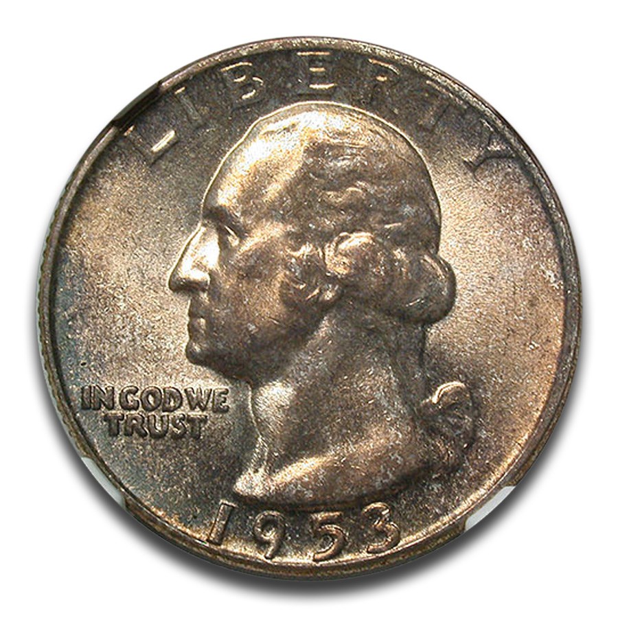 1953 Washington Quarter MS-67 NGC