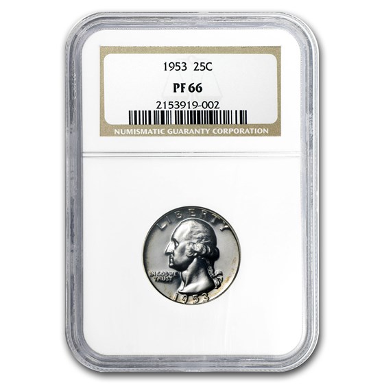 1953 Washington Quarter PF-66 NGC 1953 Washington Quarter PF-66 NGC