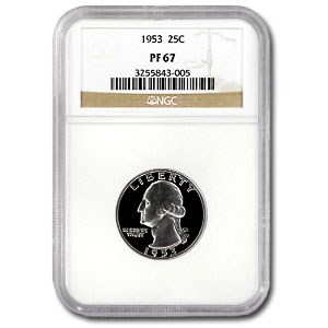1953 Washington Quarter PF-67 NGC 1953 Washington Quarter PF-67 NGC