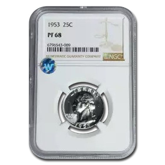 1953 Washington Quarter PF-68 NGC 1953 Washington Quarter PF-68 NGC