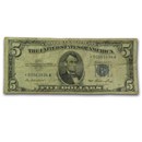 1953's* $5.00 Silver Certificate Cull/Good (Fr#1655*) Star Note