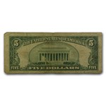 1953's $5.00 Silver Certificate Cull/Good