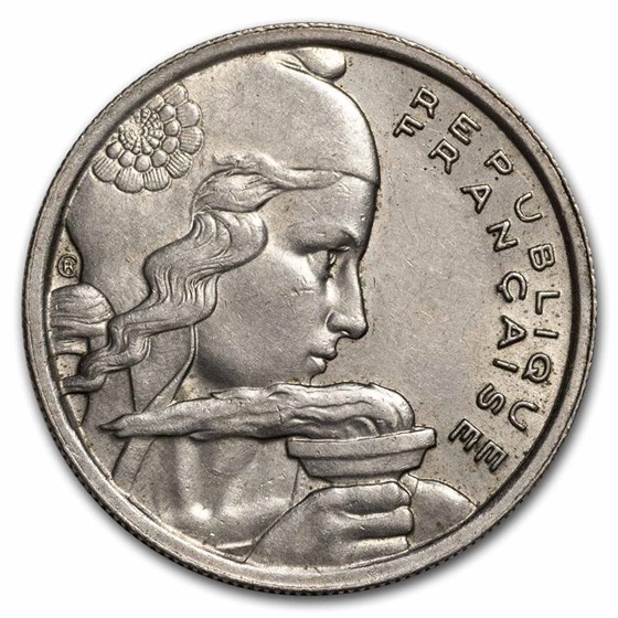 1954-1958 French Fourth Republic CU-NI 100 Francs BU 1954-1958 French Fourth Republic CU-NI 100 Francs BU