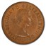 1954-1967 ND AE Penny AU-58 PCGS (Mint Error)