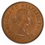 1954-1967 ND AE Penny AU-58 PCGS (Mint Error)