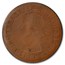 1954-1967 ND AE Penny AU-58 PCGS (Mint Error)