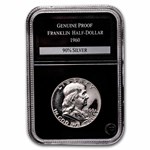 1954-63 Franklin Half Dollar Short Set Proof (Wooden Display Box)