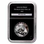 1954-63 Franklin Half Dollar Short Set Proof (Wooden Display Box)