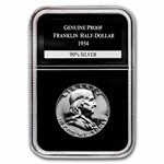 1954-63 Franklin Half Dollar Short Set Proof (Wooden Display Box)