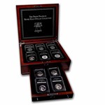 1954-63 Franklin Half Dollar Short Set Proof (Wooden Display Box)