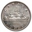 1954 Canada Silver Dollar Elizabeth II AU